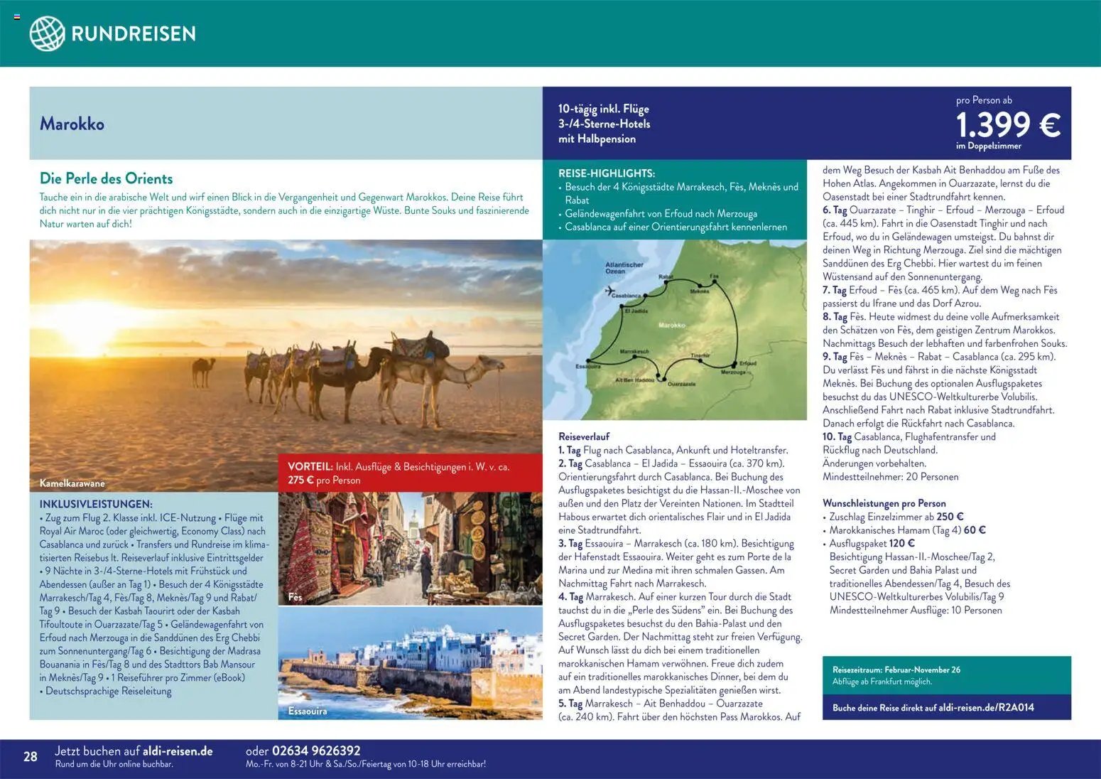 Aldi Reisen prospekt seit 01.11.2025 Traumreisen (2025-11-01 - 2025-12-31)