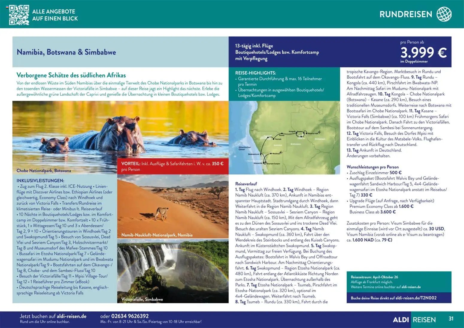 Aldi Reisen prospekt seit 01.11.2025 Traumreisen (2025-11-01 - 2025-12-31)