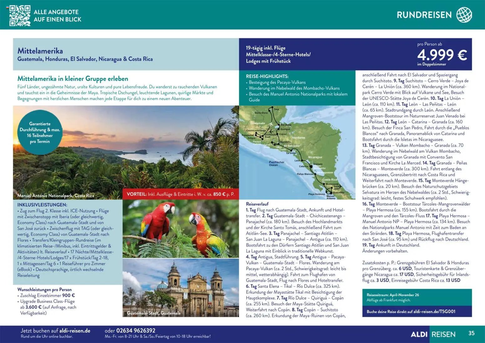 Aldi Reisen prospekt seit 01.11.2025 Traumreisen