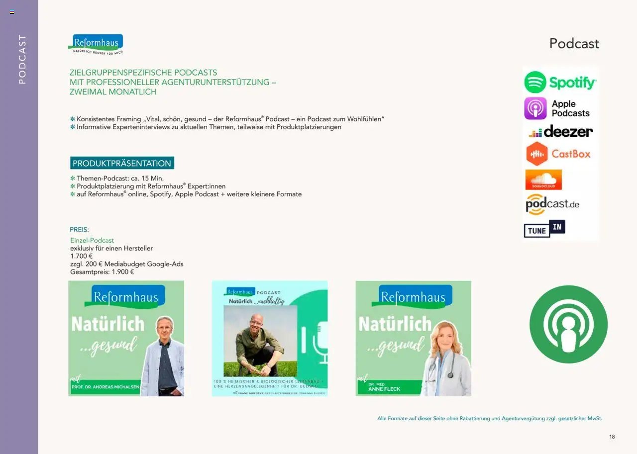 Reformhaus Bacher prospekt seit 01.01.2025 Themenplan 2025