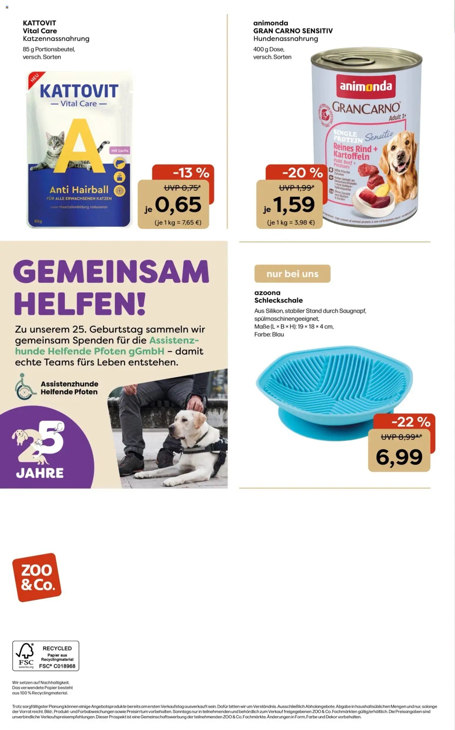 Zoo & co prospekt seit 01.06.2026 Zoo & co Prospekt