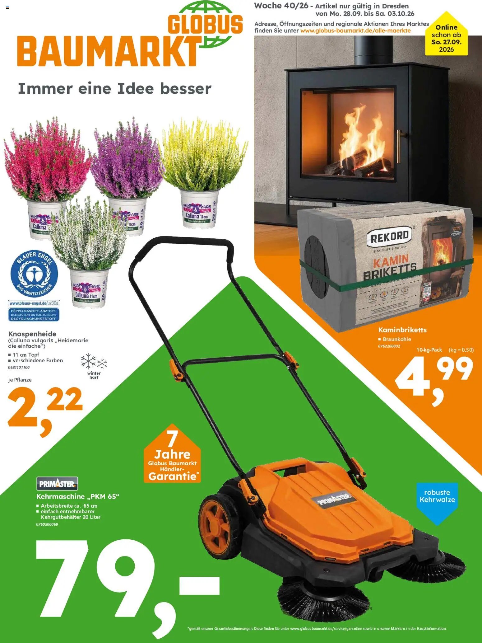 Globus Baumarkt prospekt seit 28.09.2026 Globus Baumarkt Prospekt