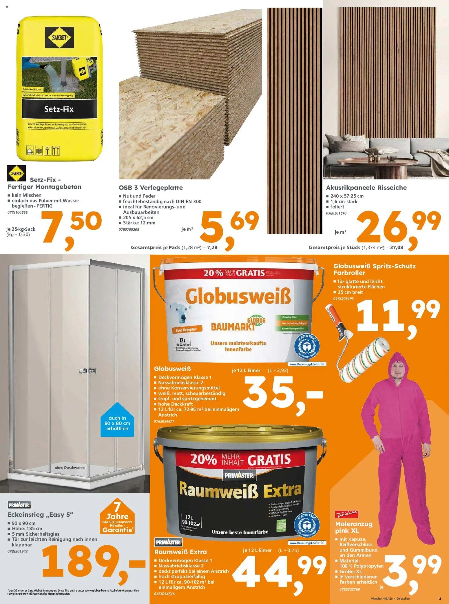 Globus Baumarkt prospekt seit 28.09.2026 Globus Baumarkt Prospekt