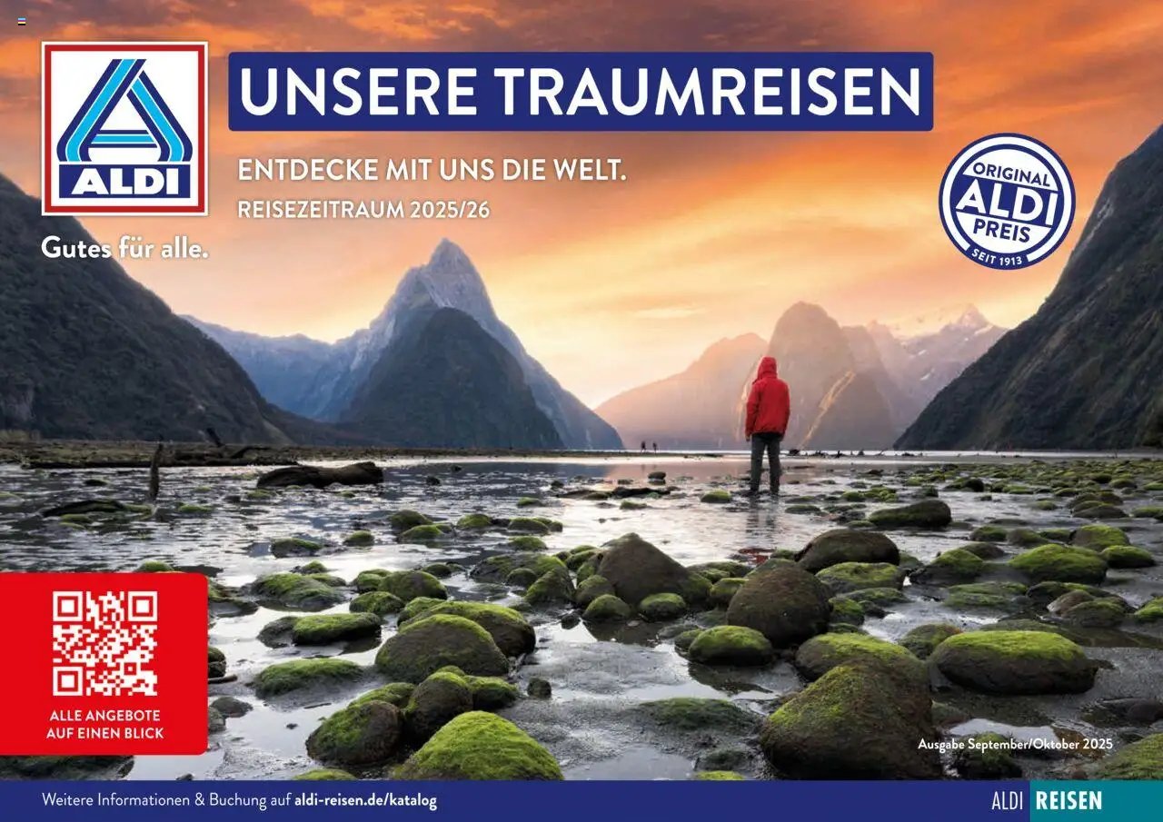 Aldi Reisen prospekt seit 01.09.2025 Traumreisen (2025-09-01 - 2025-10-31)