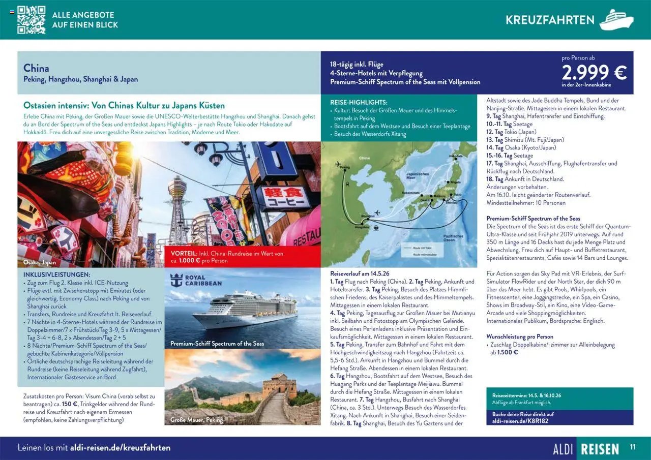 Aldi Reisen prospekt seit 01.09.2025 Traumreisen (2025-09-01 - 2025-10-31)