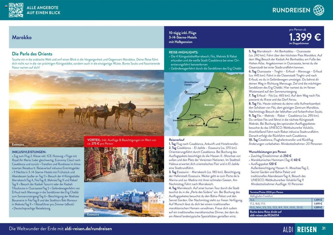 Aldi Reisen prospekt seit 01.09.2025 Traumreisen (2025-09-01 - 2025-10-31)