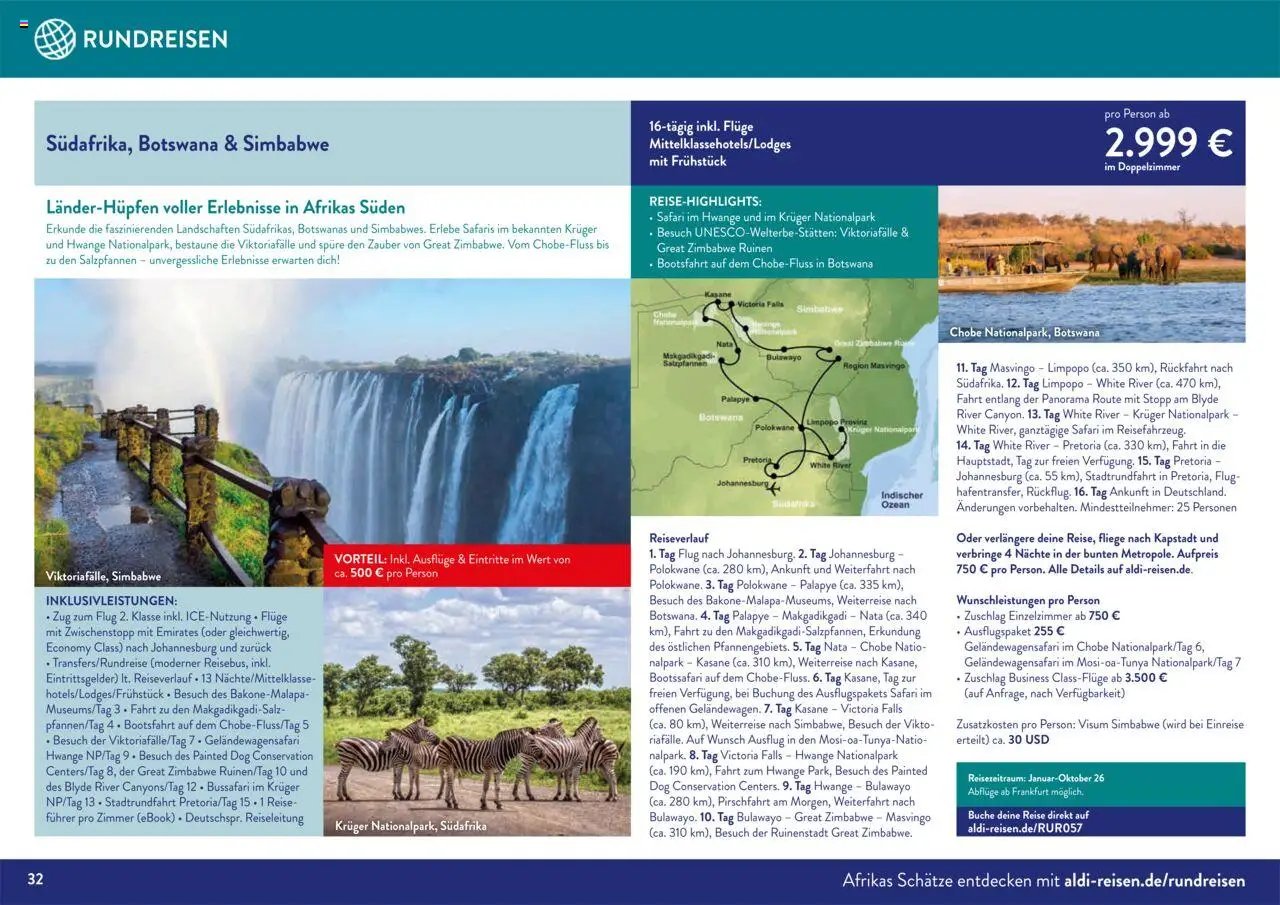 Aldi Reisen prospekt seit 01.09.2025 Traumreisen (2025-09-01 - 2025-10-31)