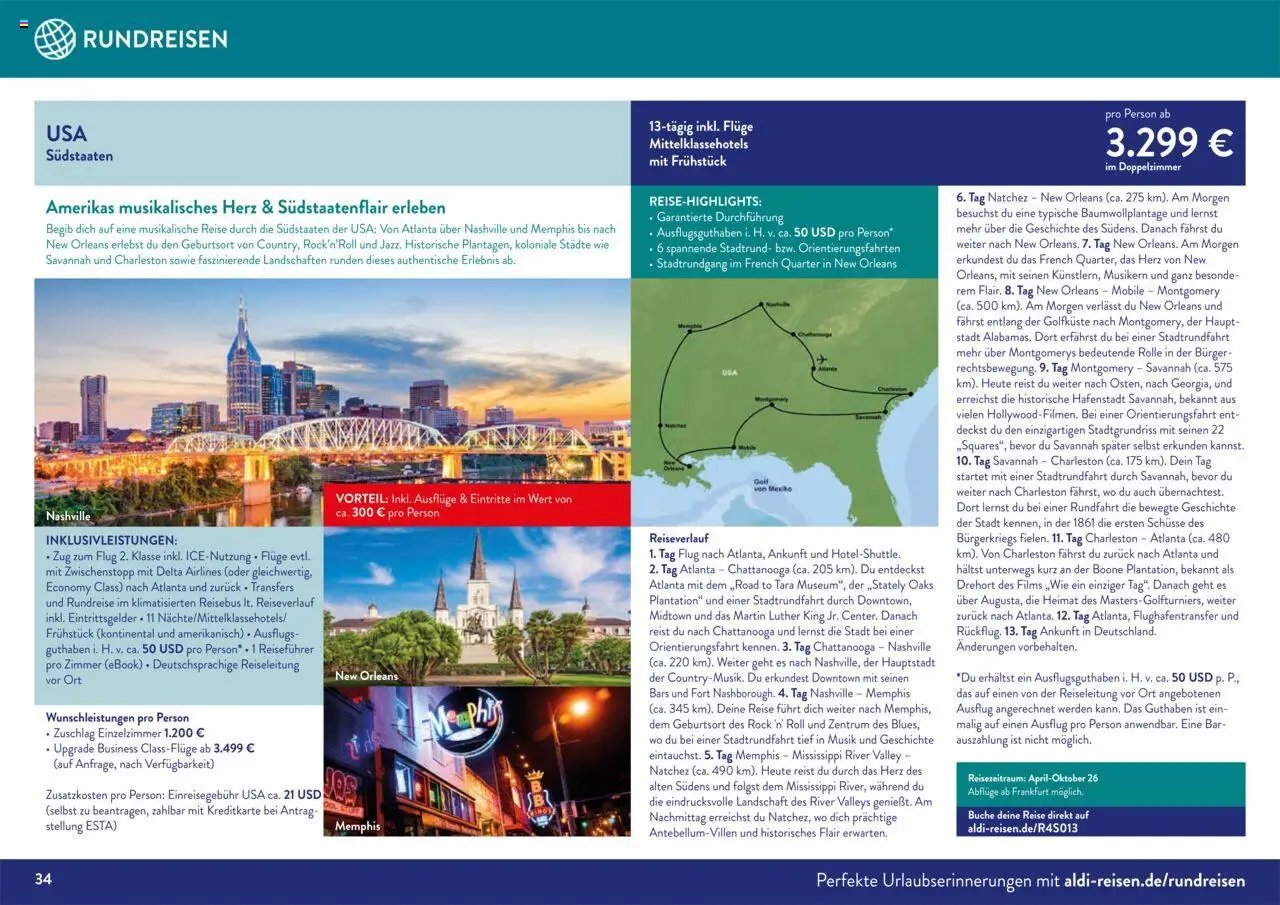 Aldi Reisen prospekt seit 01.09.2025 Traumreisen (2025-09-01 - 2025-10-31)