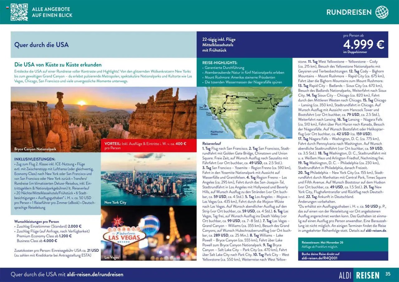 Aldi Reisen prospekt seit 01.09.2025 Traumreisen (2025-09-01 - 2025-10-31)
