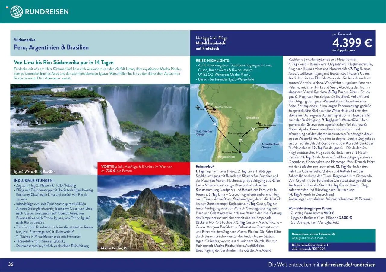 Aldi Reisen prospekt seit 01.09.2025 Traumreisen (2025-09-01 - 2025-10-31)