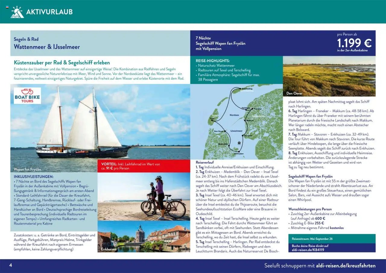 Aldi Reisen prospekt seit 01.09.2025 Traumreisen (2025-09-01 - 2025-10-31)