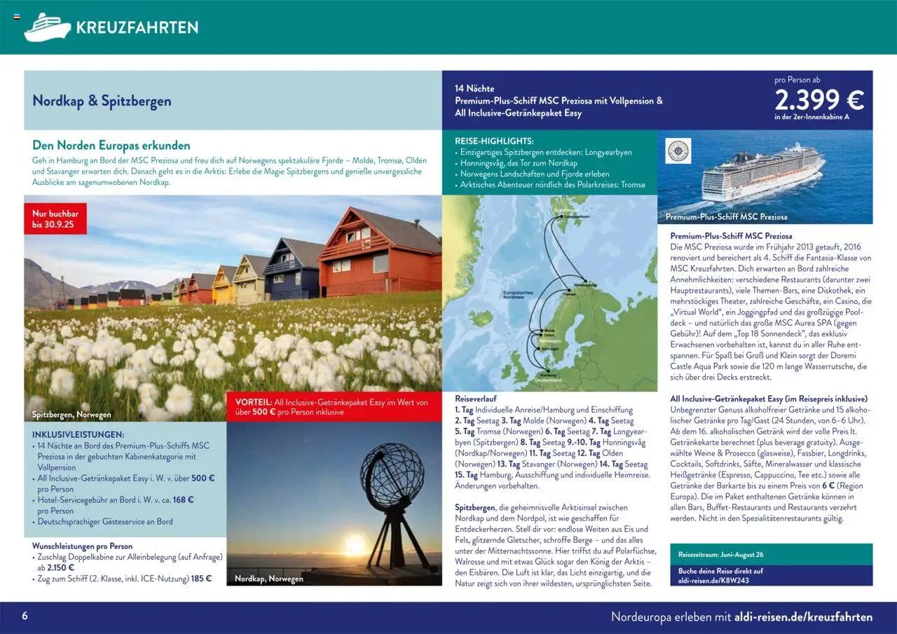 Aldi Reisen prospekt seit 01.09.2025 Traumreisen (2025-09-01 - 2025-10-31)