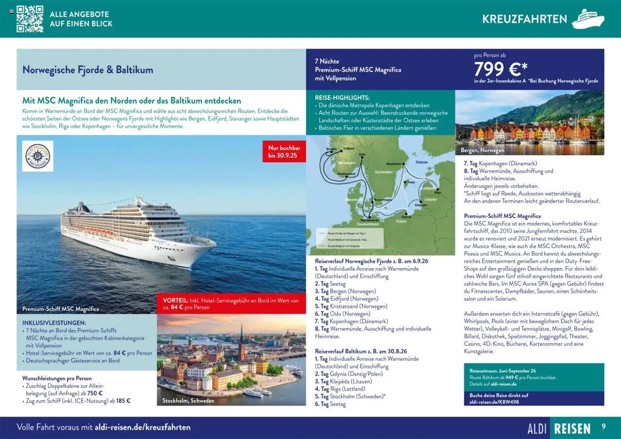 Aldi Reisen prospekt seit 01.09.2025 Traumreisen (2025-09-01 - 2025-10-31)