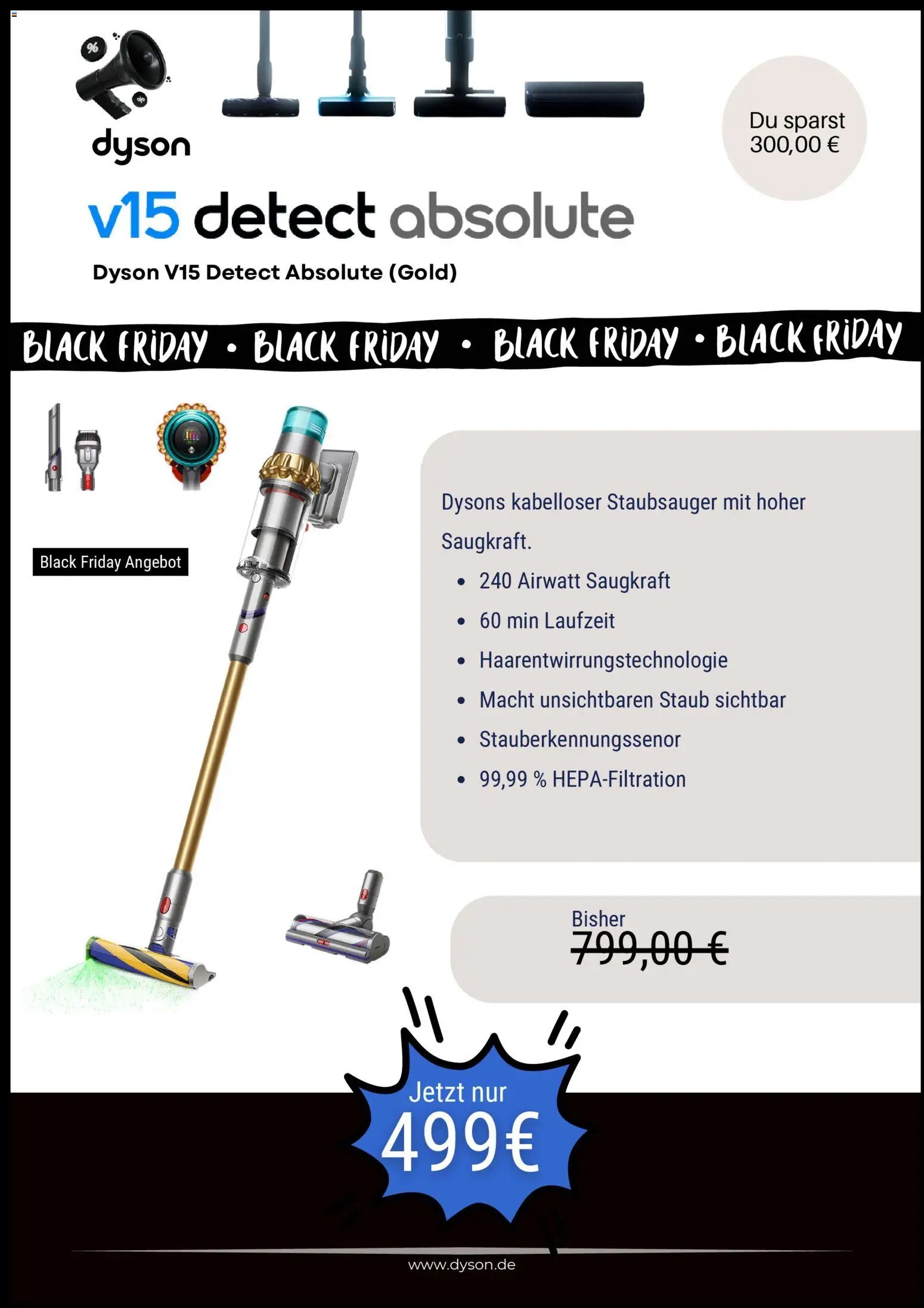 Dyson prospekt seit 13.11.2025 Black Friday