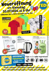 TEDi prospekt seit 28.07.2026 TEDi Neueröffnung Kirchdorf an der Iller