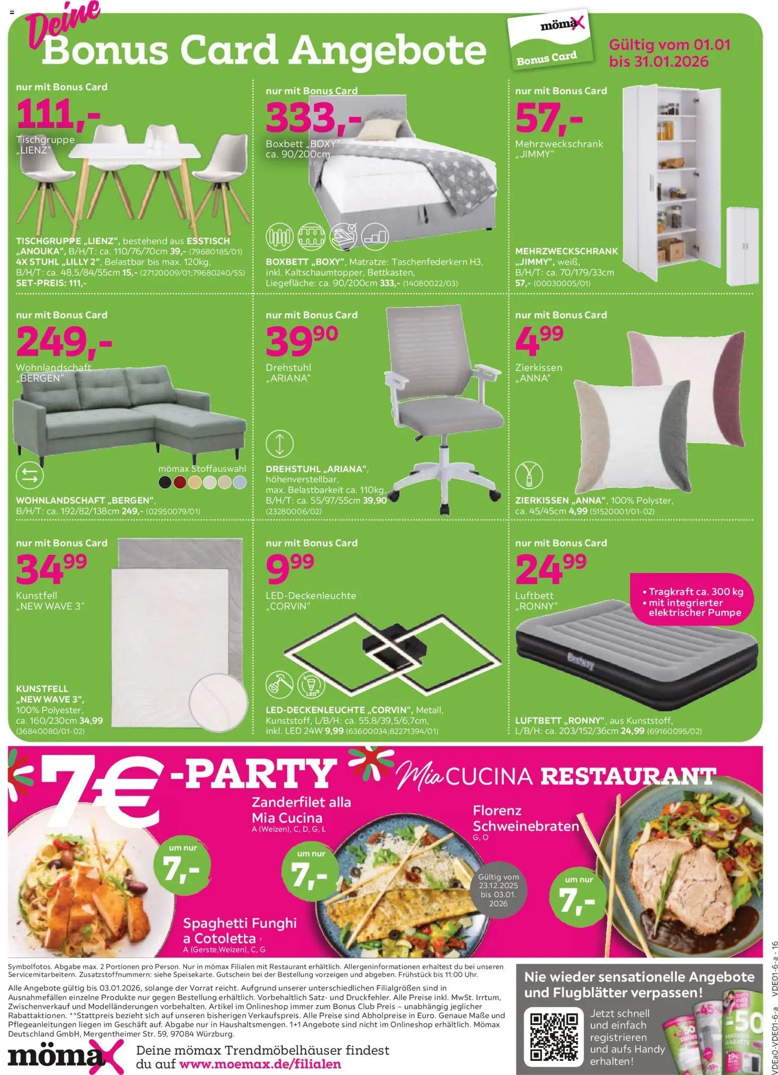Mömax prospekt seit 20.12.2025 Prospekt (2025-12-20 - 2026-01-03)