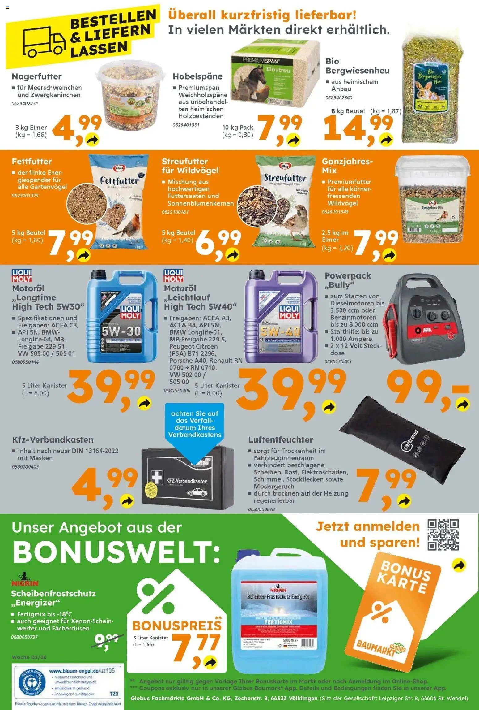 Globus Baumarkt prospekt seit 29.12.2025 Prospekt Herbolzheim	