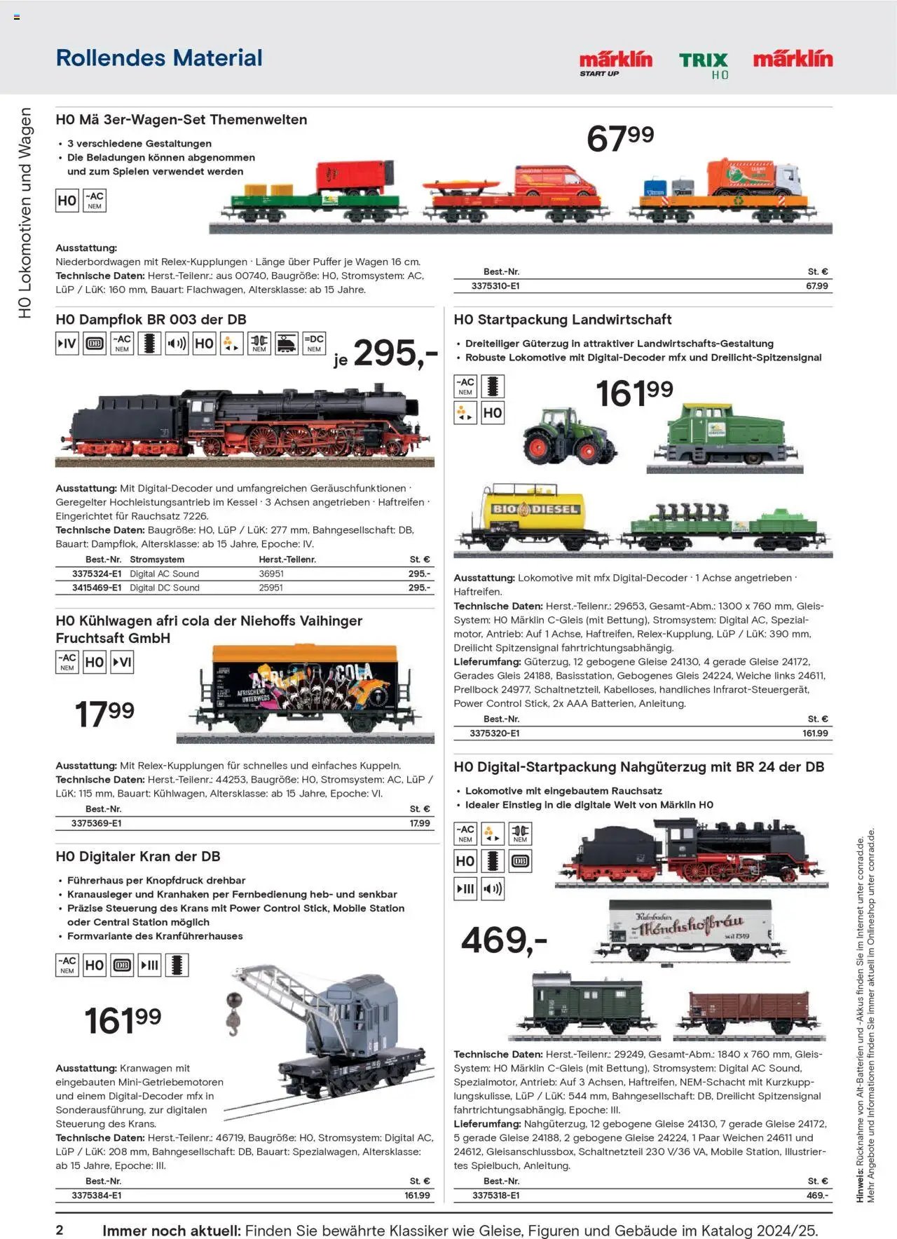 Conrad prospekt seit 25.08.2025 Modellbahn Katalog (2025-08-25 - 2025-12-31)