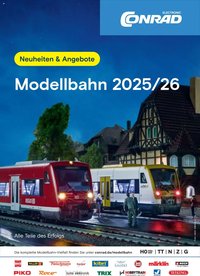Conrad prospekt seit 25.08.2025 Modellbahn Katalog