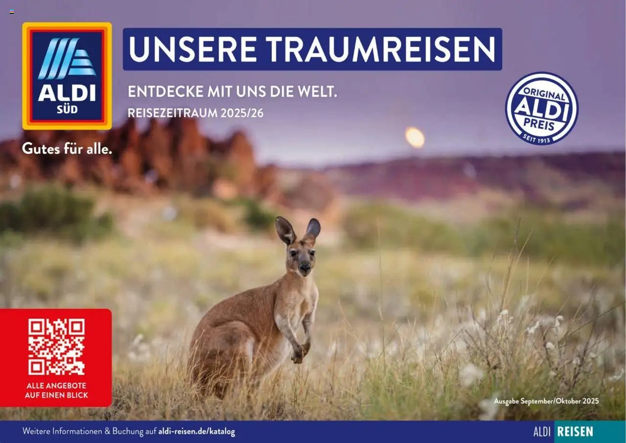 Aldi Reisen prospekt seit 01.09.2025 Unsere Traumreisen (2025-09-01 - 2025-10-31)