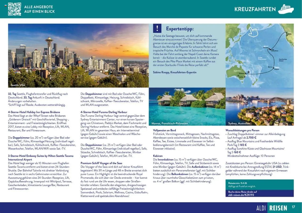 Aldi Reisen prospekt seit 01.09.2025 Unsere Traumreisen (2025-09-01 - 2025-10-31)