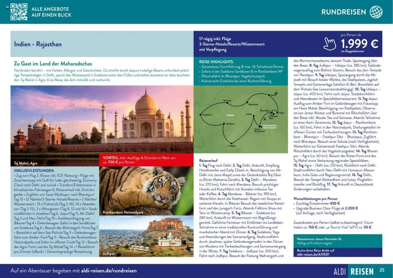 Aldi Reisen prospekt seit 01.09.2025 Unsere Traumreisen (2025-09-01 - 2025-10-31)