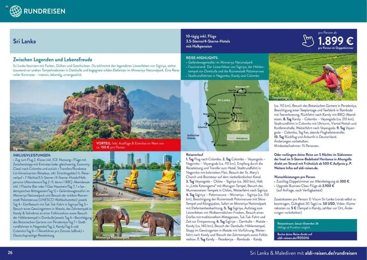 Aldi Reisen prospekt seit 01.09.2025 Unsere Traumreisen (2025-09-01 - 2025-10-31)