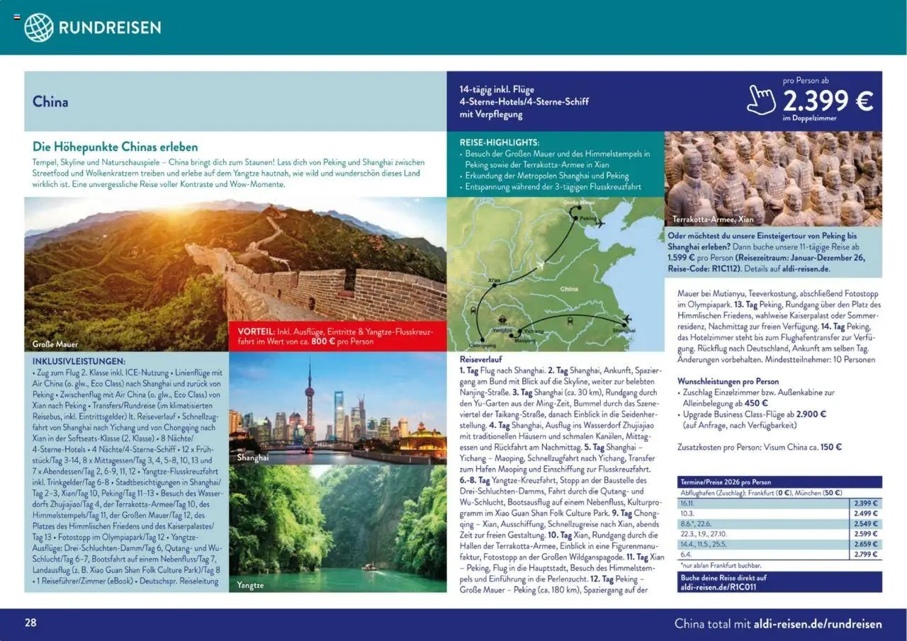 Aldi Reisen prospekt seit 01.09.2025 Unsere Traumreisen (2025-09-01 - 2025-10-31)