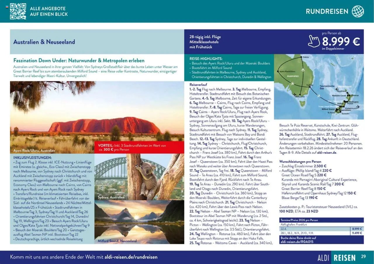 Aldi Reisen prospekt seit 01.09.2025 Unsere Traumreisen (2025-09-01 - 2025-10-31)