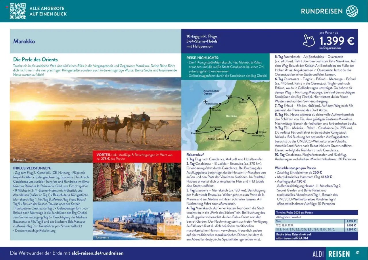 Aldi Reisen prospekt seit 01.09.2025 Unsere Traumreisen (2025-09-01 - 2025-10-31)