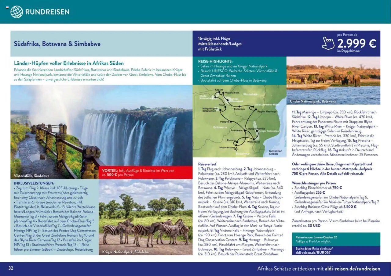 Aldi Reisen prospekt seit 01.09.2025 Unsere Traumreisen (2025-09-01 - 2025-10-31)