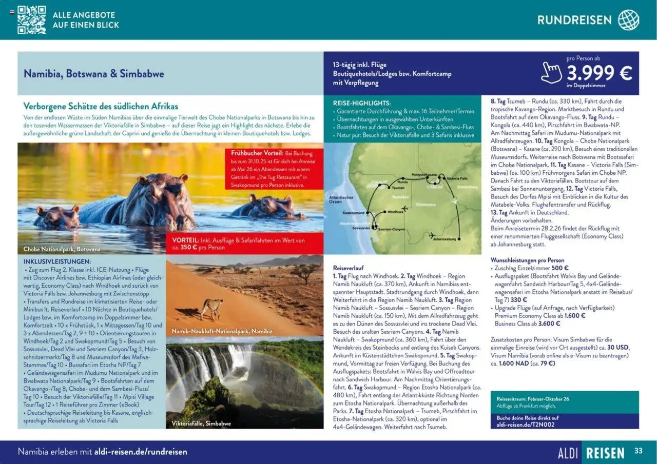 Aldi Reisen prospekt seit 01.09.2025 Unsere Traumreisen (2025-09-01 - 2025-10-31)