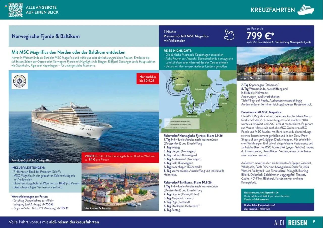 Aldi Reisen prospekt seit 01.09.2025 Unsere Traumreisen (2025-09-01 - 2025-10-31)