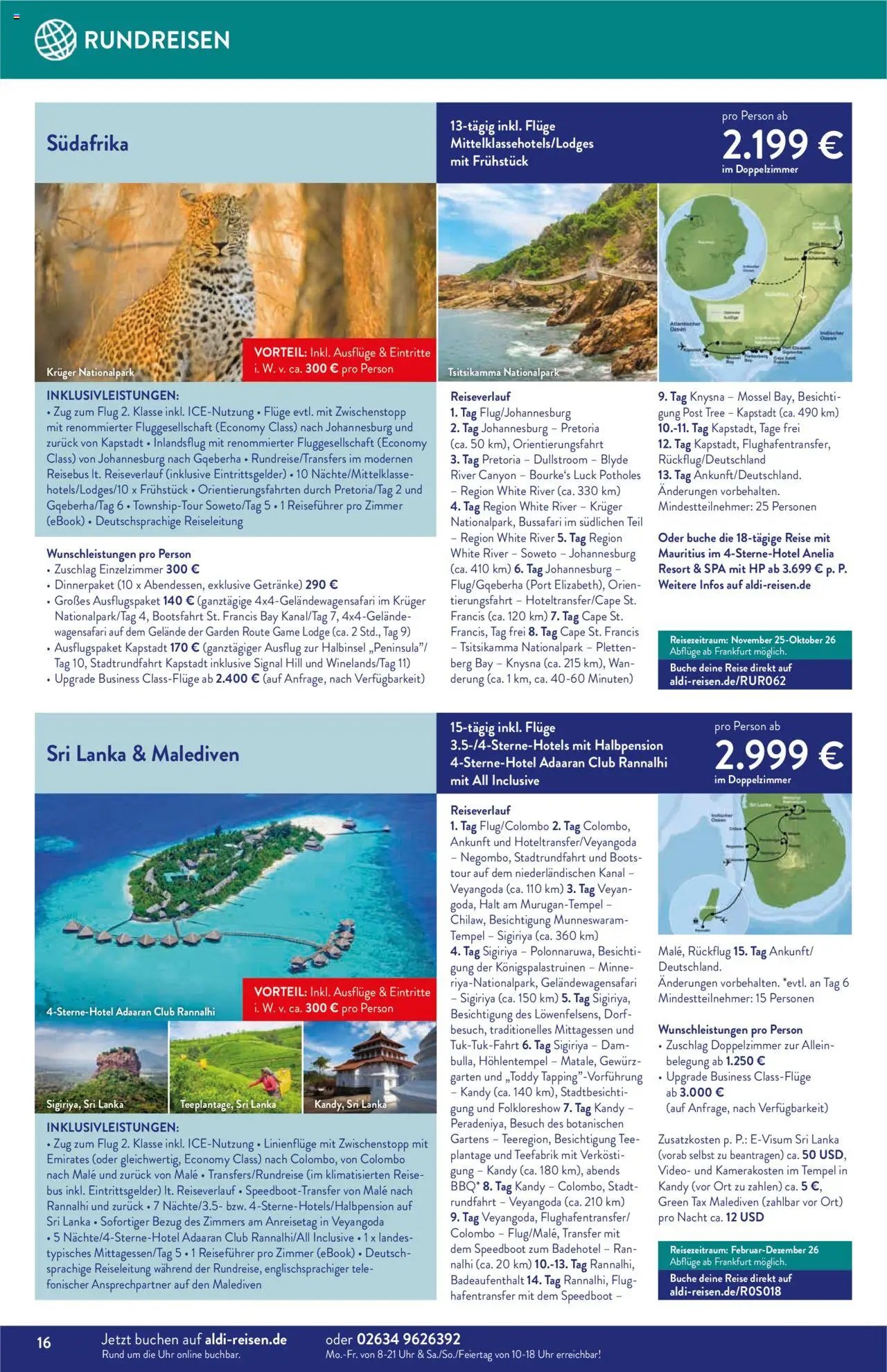 Aldi Reisen prospekt seit 01.09.2025 Reise-Highlights (2025-09-01 - 2025-09-30)