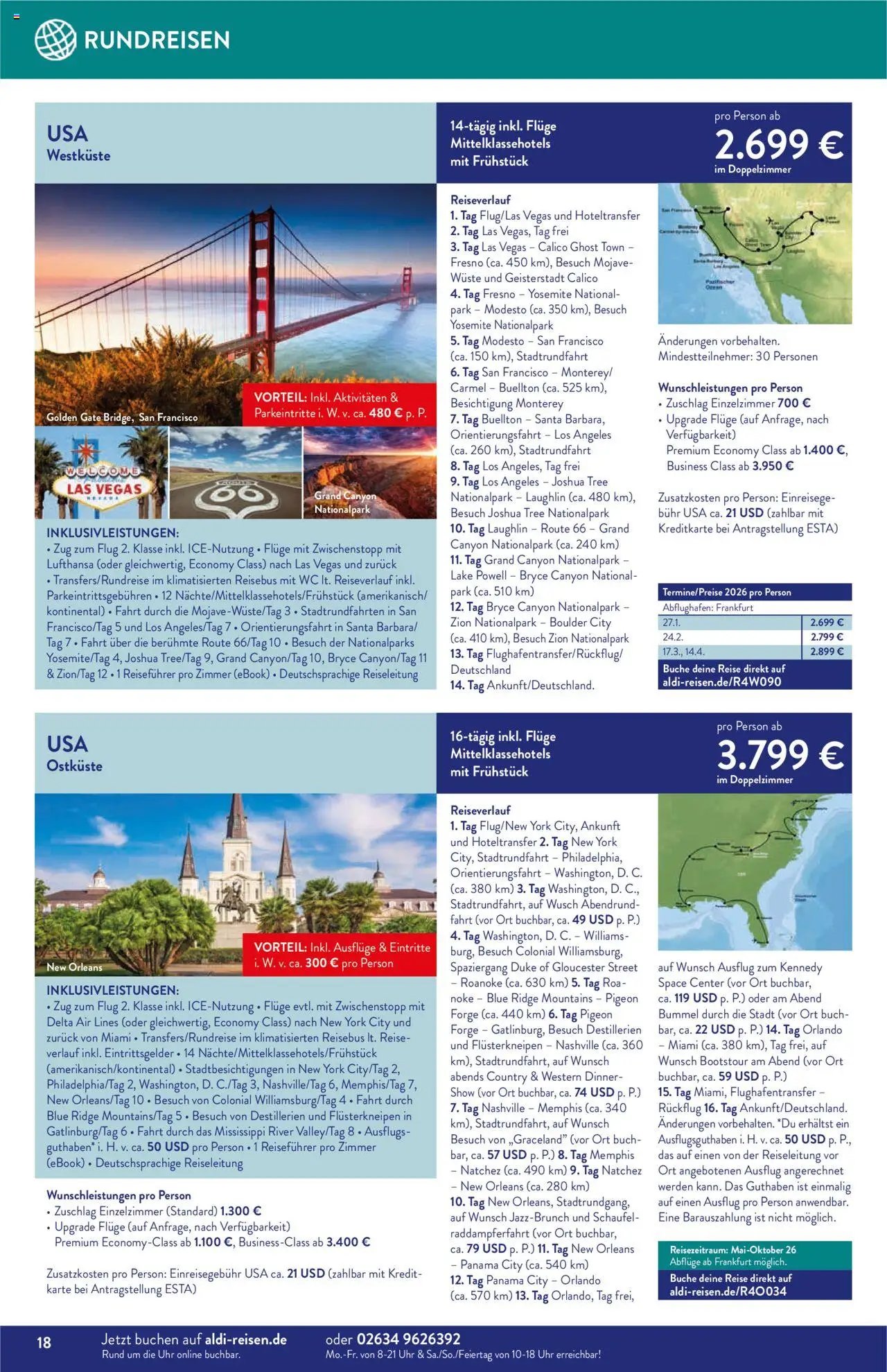 Aldi Reisen prospekt seit 01.09.2025 Reise-Highlights (2025-09-01 - 2025-09-30)