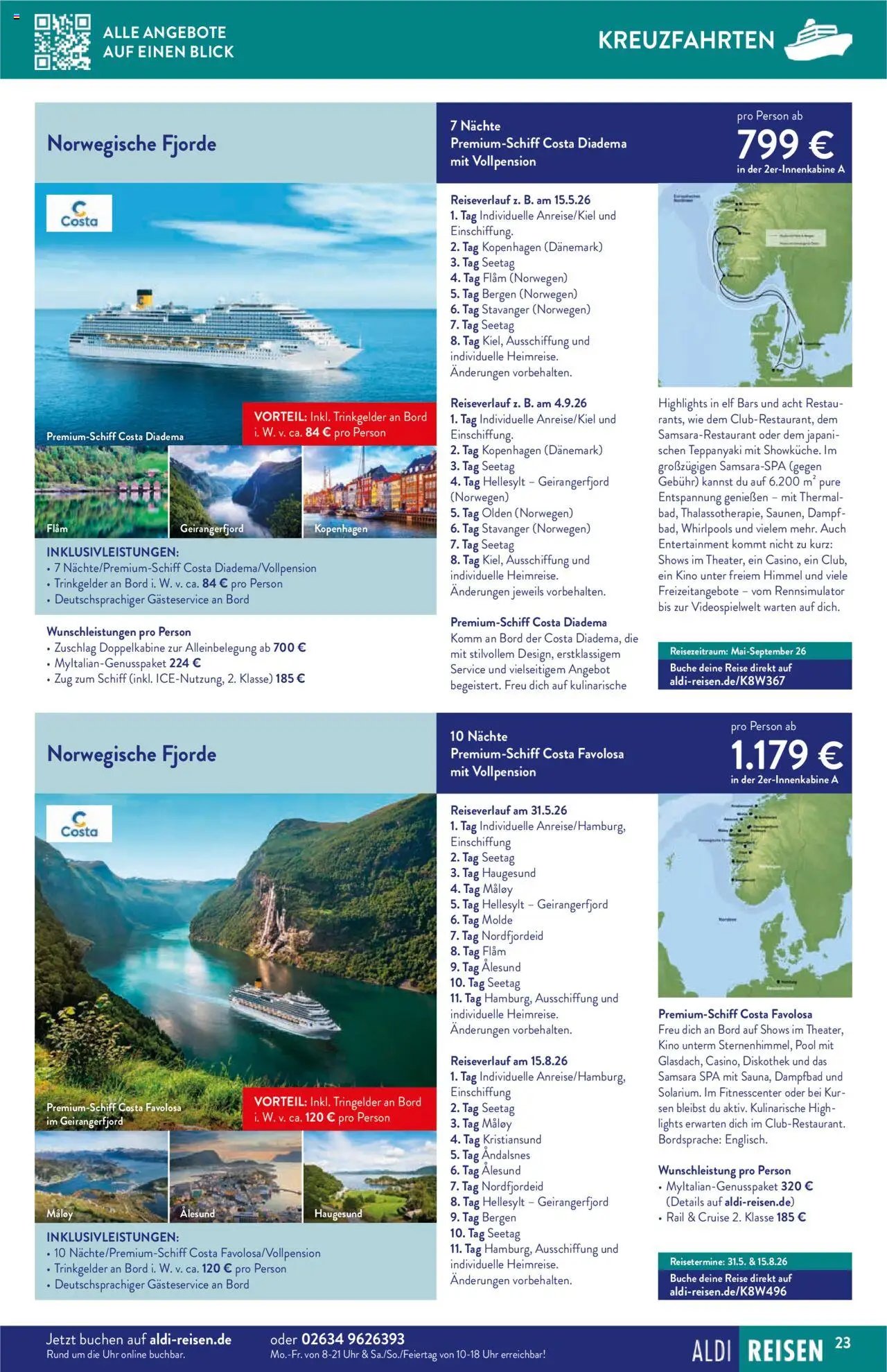 Aldi Reisen prospekt seit 01.09.2025 Reise-Highlights (2025-09-01 - 2025-09-30)