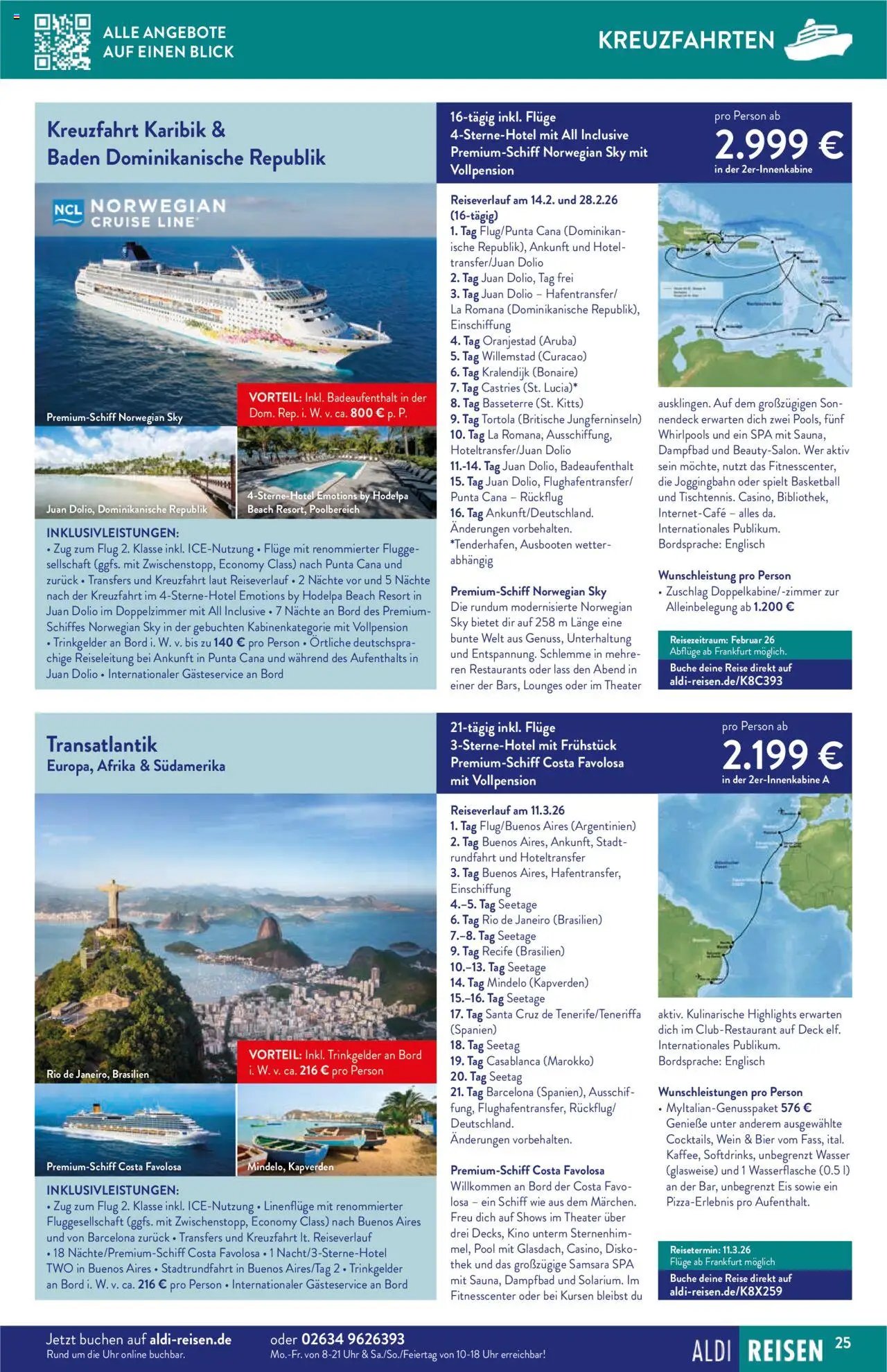 Aldi Reisen prospekt seit 01.09.2025 Reise-Highlights (2025-09-01 - 2025-09-30)