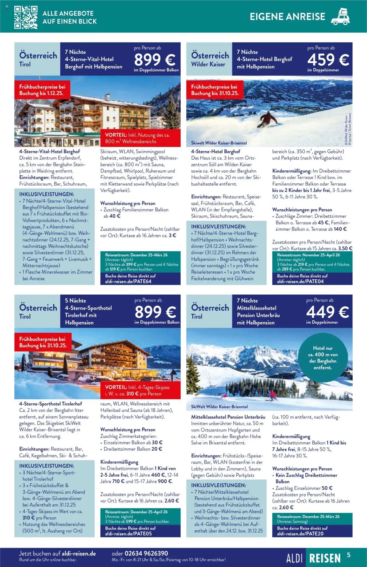 Aldi Reisen prospekt seit 01.09.2025 Reise-Highlights (2025-09-01 - 2025-09-30)