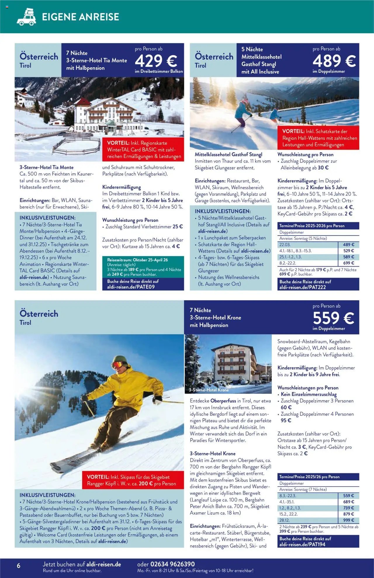 Aldi Reisen prospekt seit 01.09.2025 Reise-Highlights (2025-09-01 - 2025-09-30)