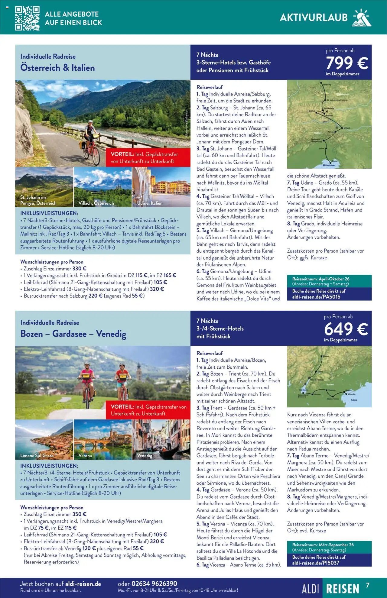 Aldi Reisen prospekt seit 01.09.2025 Reise-Highlights (2025-09-01 - 2025-09-30)