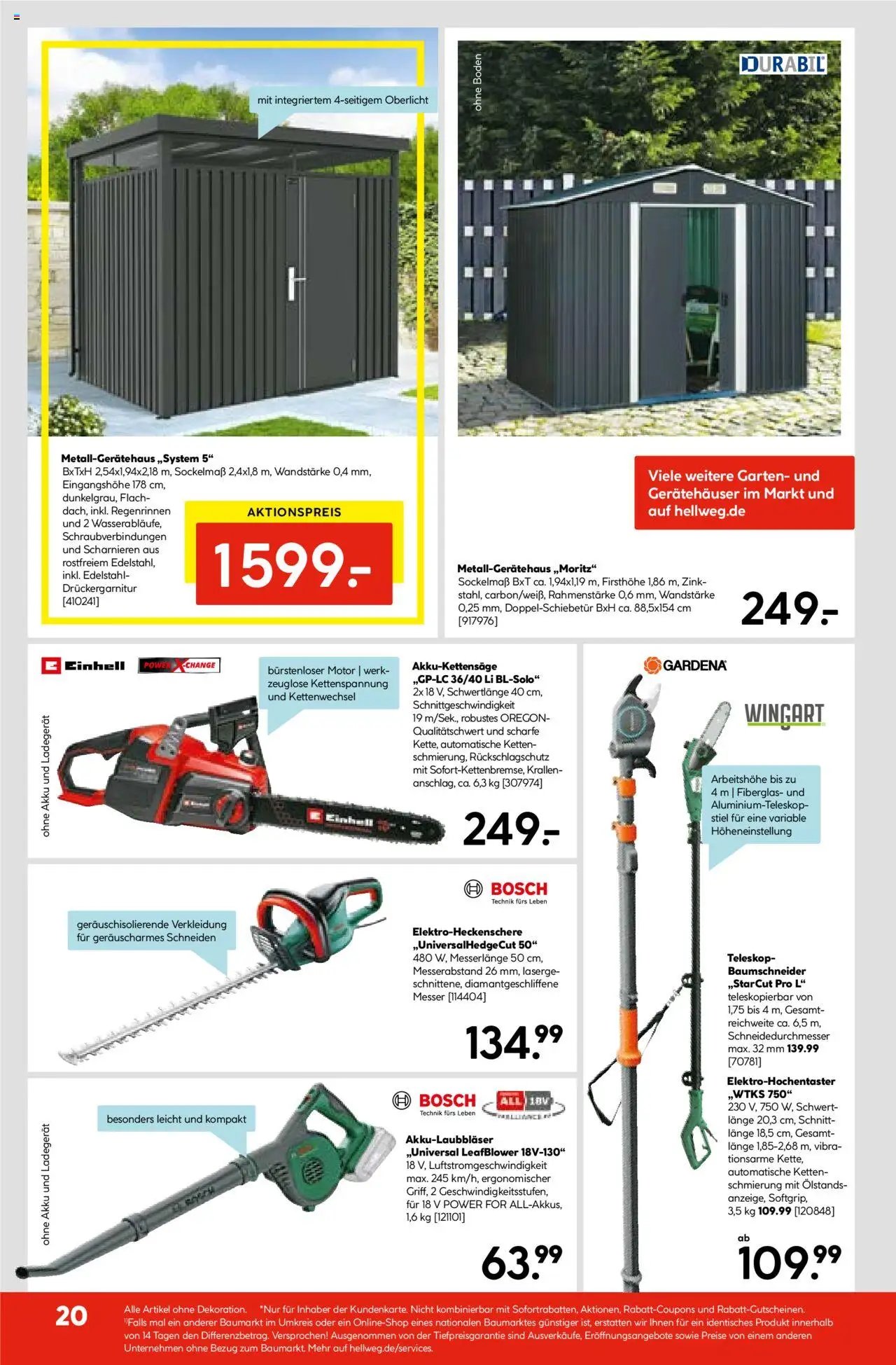 Hellweg prospekt seit 15.09.2025 Prospekt (2025-09-15 - 2025-09-20)