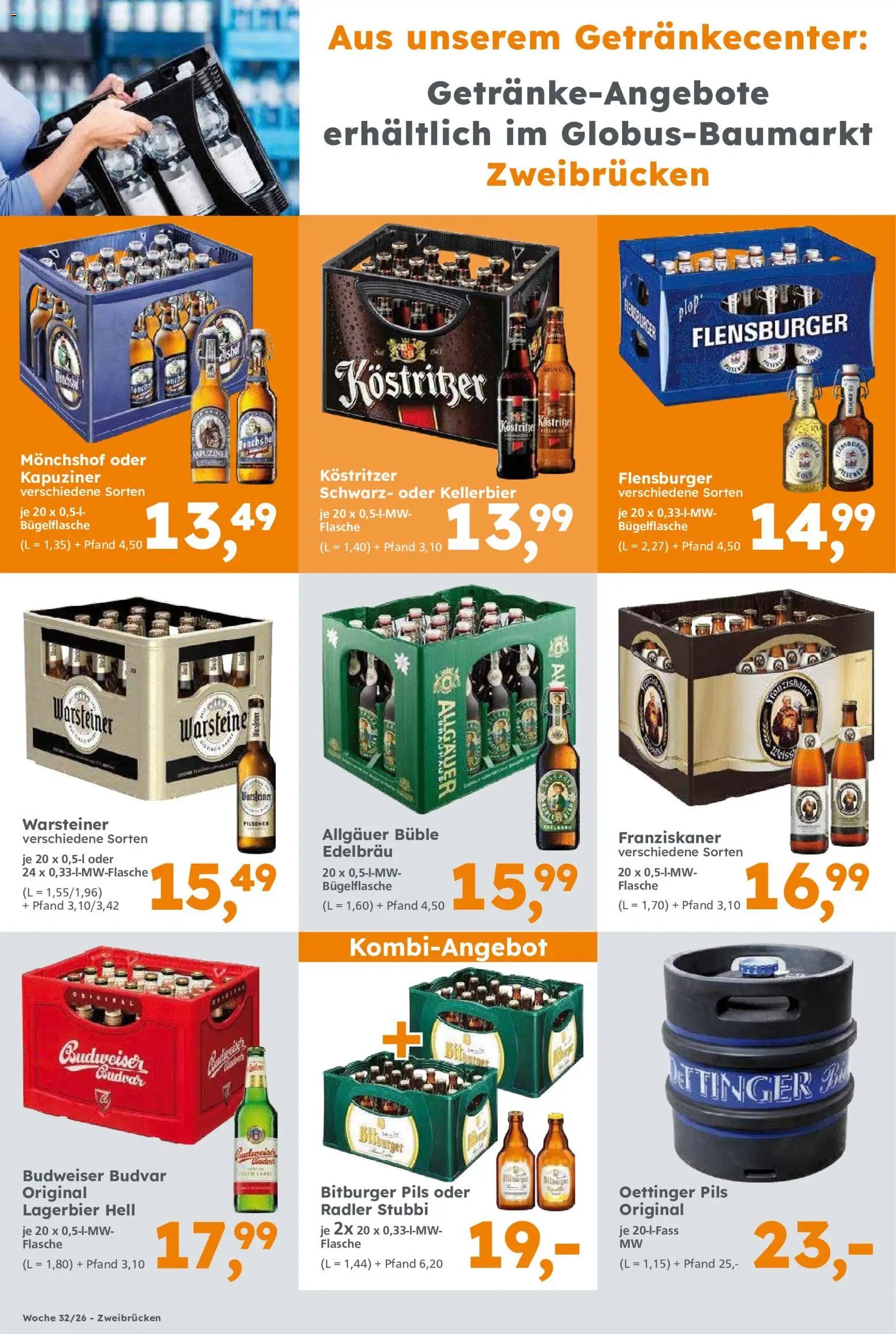 Globus Baumarkt prospekt seit 03.08.2026 Globus Baumarkt Prospekt Zweibrücken