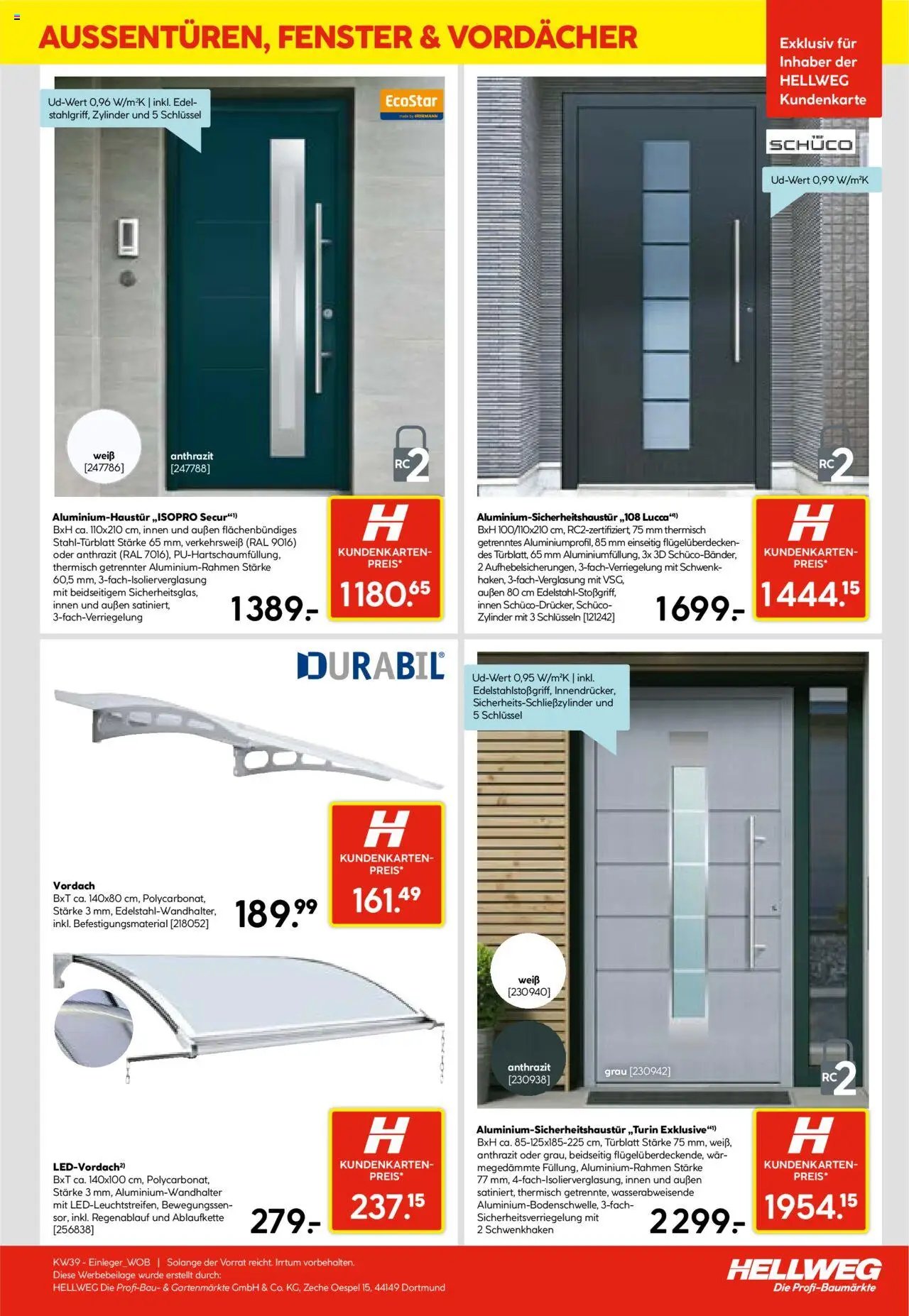 Hellweg prospekt seit 22.09.2025 Prospekt