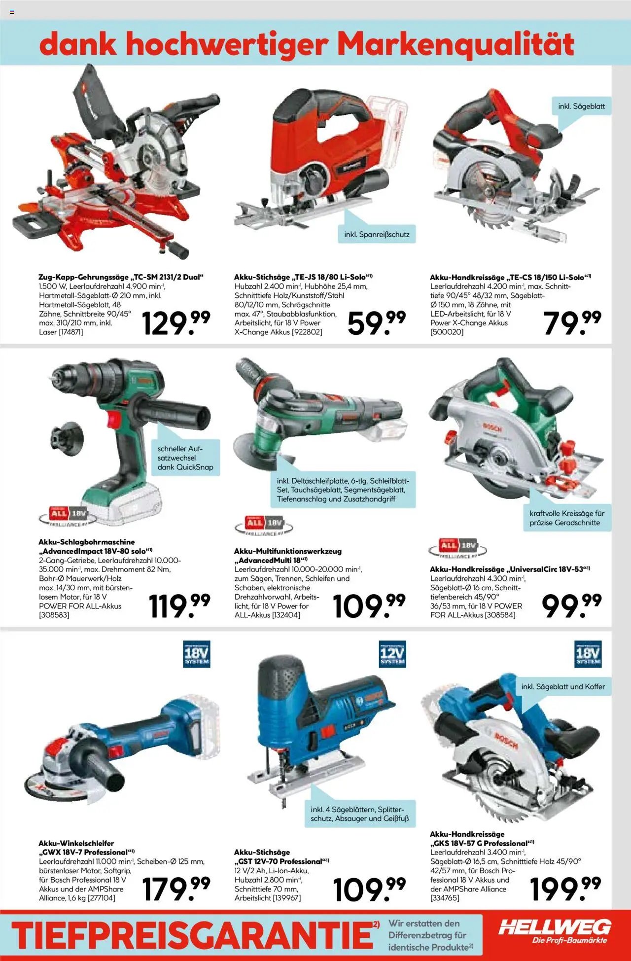 Hellweg prospekt seit 22.09.2025 Prospekt