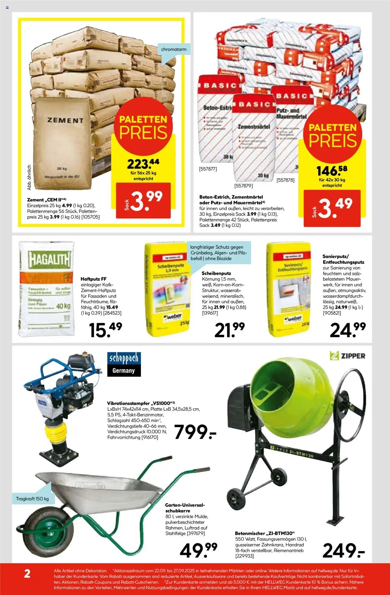 Hellweg prospekt seit 22.09.2025 Prospekt