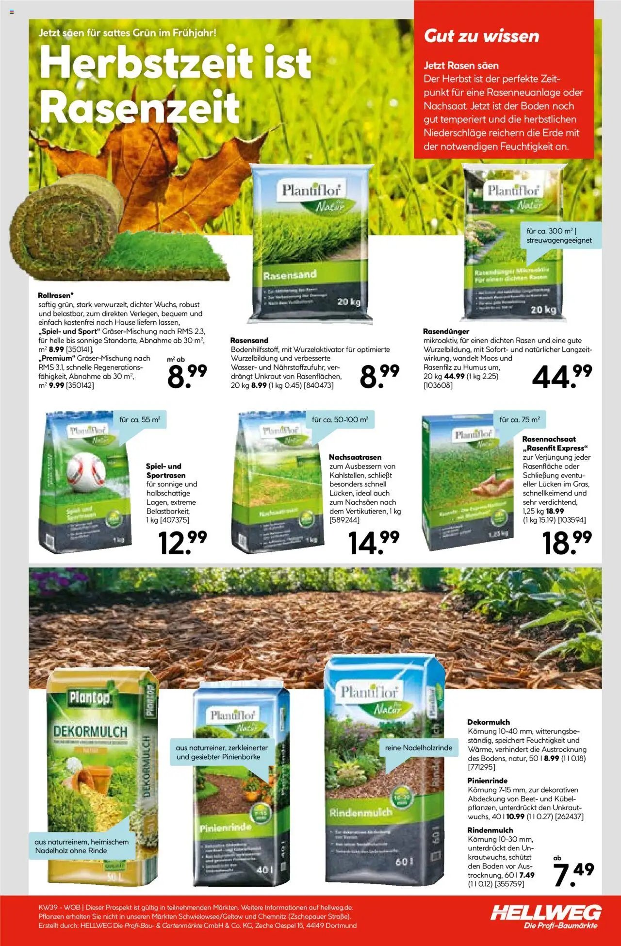 Hellweg prospekt seit 22.09.2025 Prospekt