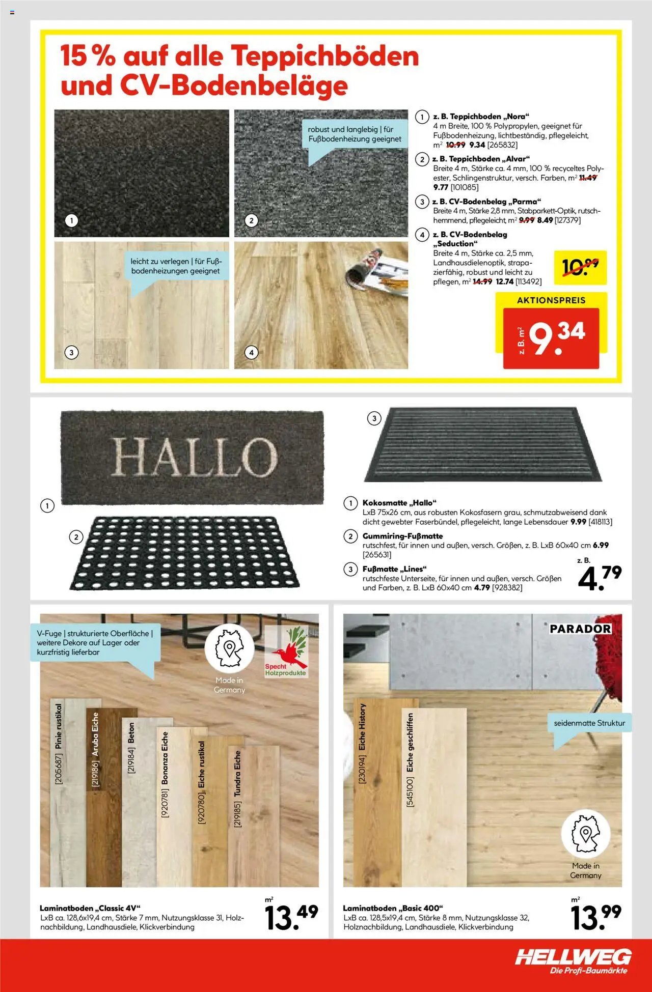 Hellweg prospekt seit 22.09.2025 Prospekt