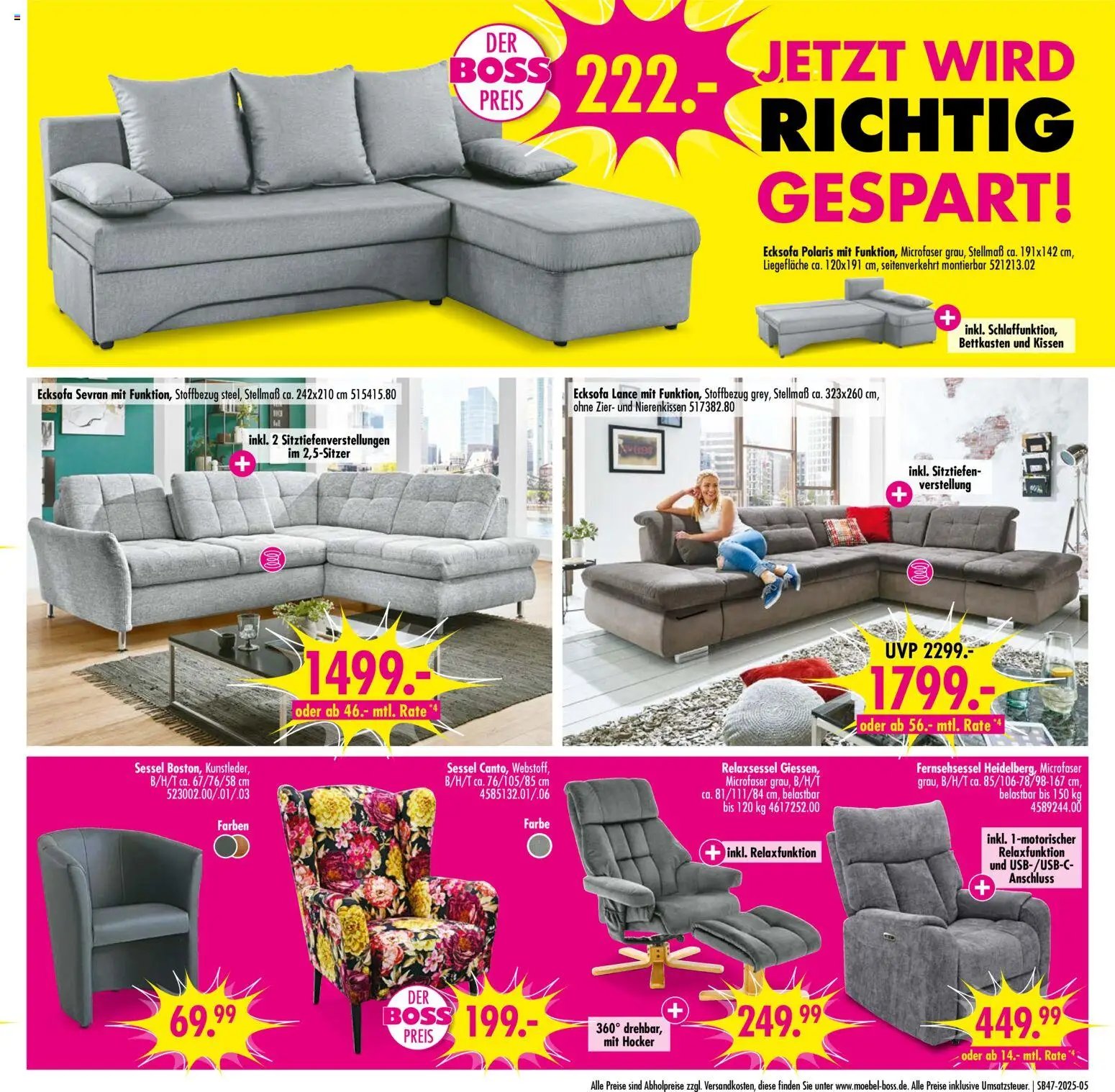 SB Möbel Boss prospekt seit 15.11.2025 Prospekt (2025-11-15 - 2025-11-21)