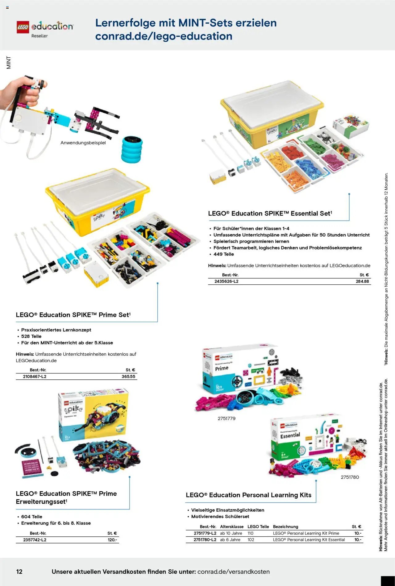 Conrad prospekt seit 01.01.2025 Education Katalog (2025-01-01)