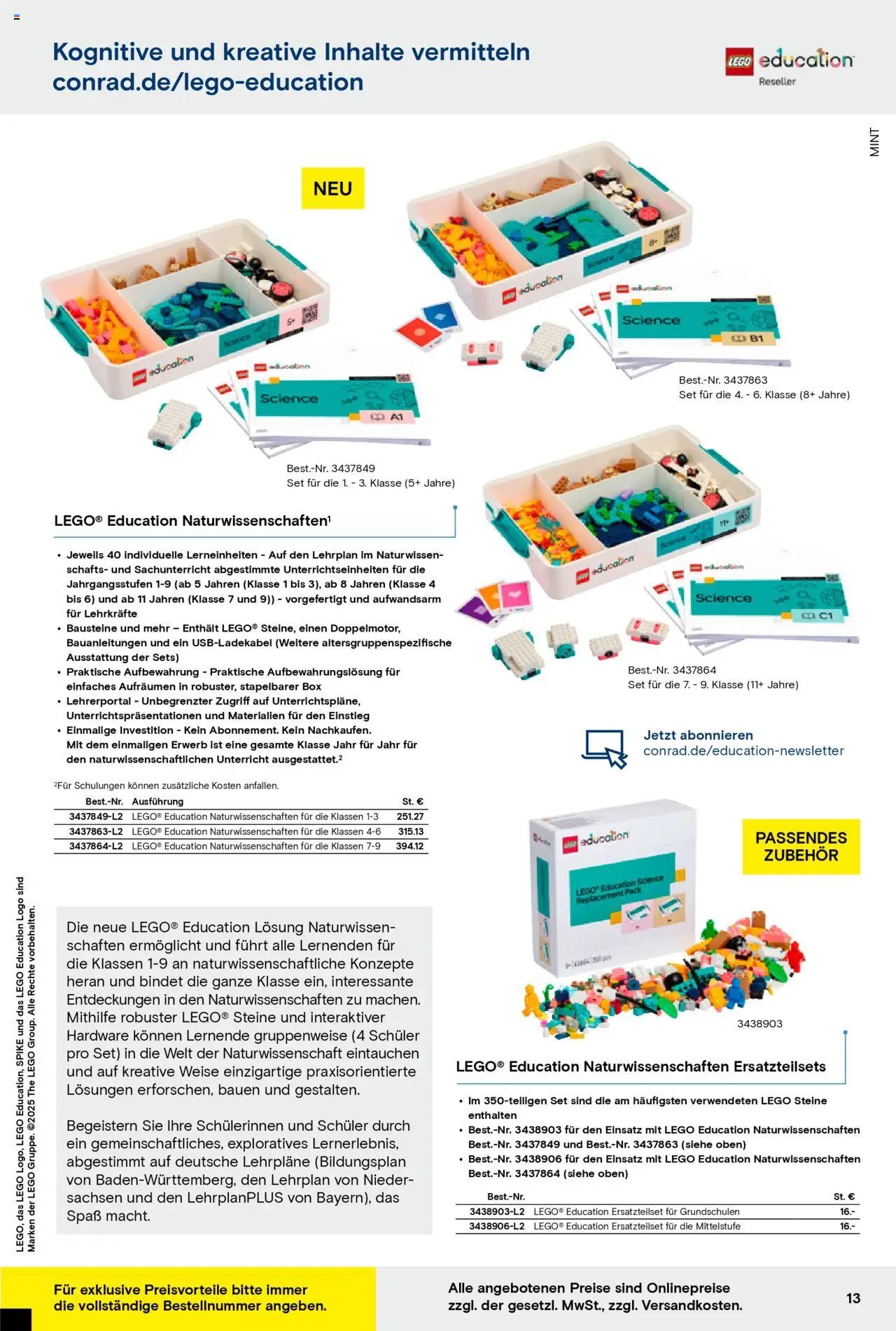 Conrad prospekt seit 01.01.2025 Education Katalog (2025-01-01)